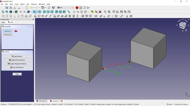 FreeCAD How To Measure Distance смотреть онлайн