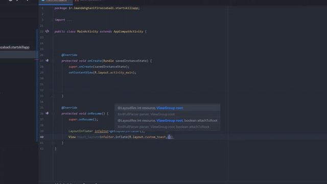 Custom Toast Android Java Programming смотреть онлайн