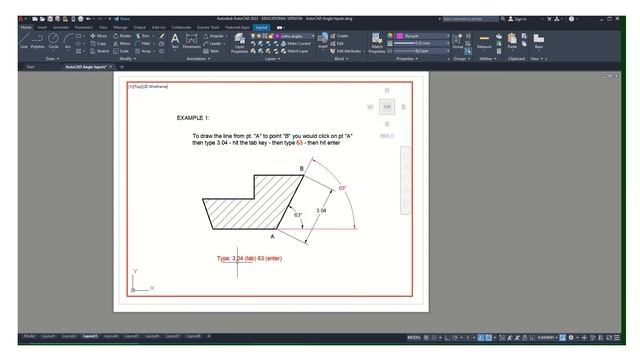 Drawing Accurate Angles in AutoCAD 2022 смотреть онлайн