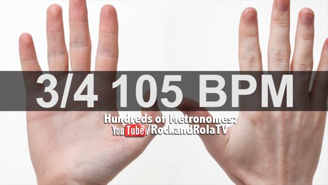 🔴 105 BPM Applause Metronome смотреть онлайн