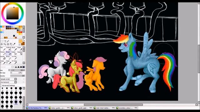 Rainbow Factory Redraw ~Speedpaint смотреть онлайн