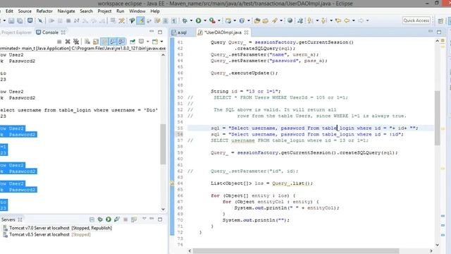 Anti SQL Injection Hibernate смотреть онлайн