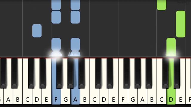 La valse d'Amélie - EASY Piano смотреть онлайн