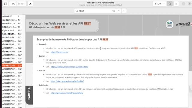 PHP cours: REST API (suite) смотреть онлайн
