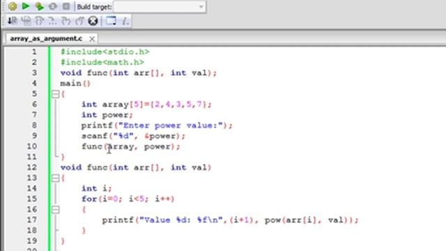 C Programming Tutorial - 55: Passing Arrays To Functions смотреть онлайн