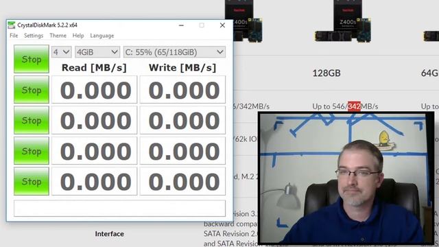 Asus GL753VE Testing speed of drives смотреть онлайн