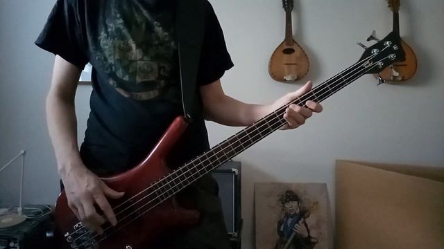 "Isle of Avalon" Iron Maiden bass cover смотреть онлайн