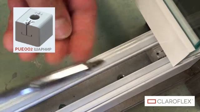 Монтаж системы безрамного остекления книжка (CLAROFLEX, Испания)