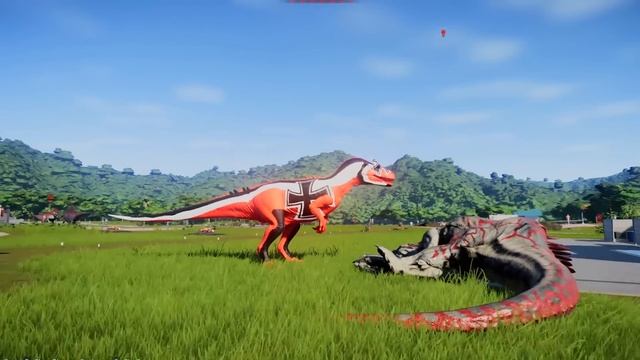 Indominus Rex MAX Level Monster Hunter Jurassic World Evolution Fighting Sharkzilla,Carnotaurus |EP смотреть онлайн