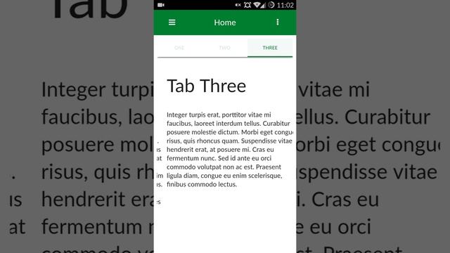 Angular Material Design md-tabs in Cordova смотреть онлайн