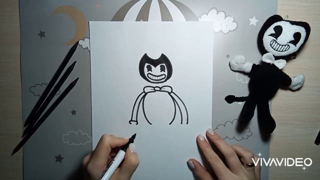 Как нарисовать БЕНДИ легко смотреть онлайн