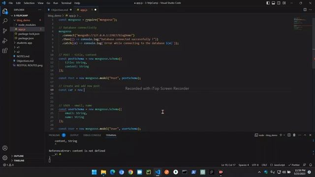 Node Js Tutorial | 7-Data Association | Embedding Data смотреть онлайн