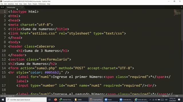 PHP WAMPSERVER SUMA DE TRES NUMEROS смотреть онлайн