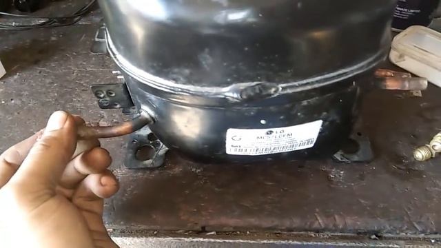 how to convert compressor to vacuum pump from old fridge compressor pump refrigerator repair смотреть онлайн