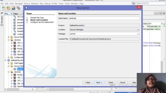 Membuat database dan sistem informasi posyandu dengan java netbeans berbasis web JSP Servlet смотреть онлайн