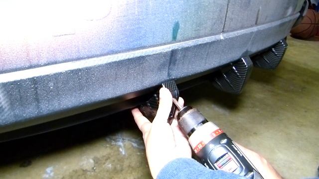 $20 Diffuser Fins Install for Rear bumper Carbon Fiber Look смотреть онлайн