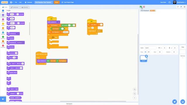 Scratch - How to make a random text generator (Tutorial) смотреть онлайн