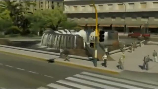 Monumento a las Cataratas de Iguazú en la Av. 9 de Julio - Buenos Aires смотреть онлайн