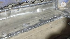 Ремонт пола Нива начало.