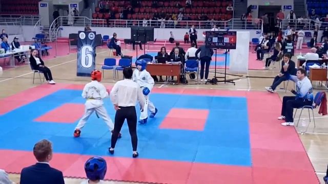 Таеквондо март 2019. Бой 2-2 смотреть онлайн