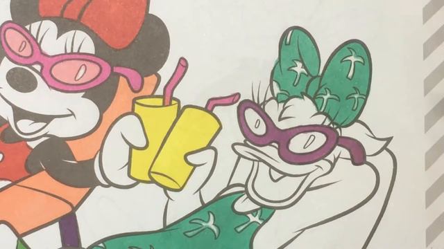Disney Minnie Mouse Daisy Duck Disney Coloring Page At The Beach Coloring Pages Sharpie Markers
