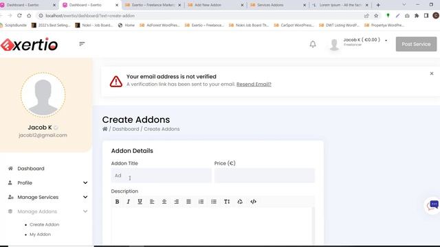 How Freelancer can create services & how Employers can buy with Wallet or direct purchase - Exertio смотреть онлайн