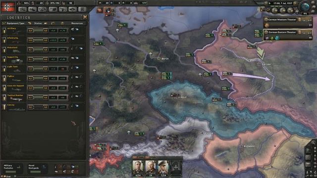 Hearts Of Iron 4 Co-Op | Germany | Multiplayer | Part 5 смотреть онлайн