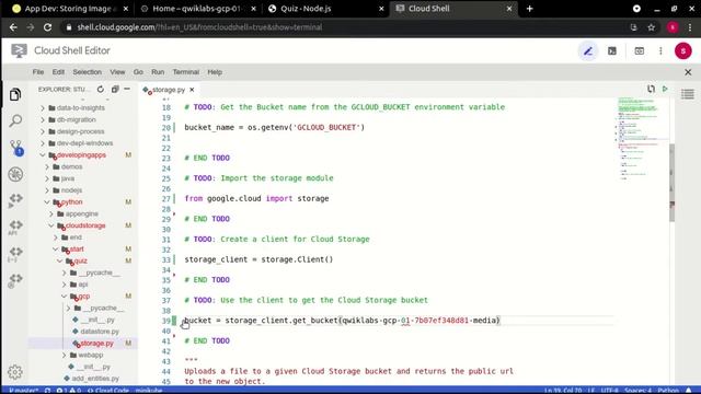 App Dev: Storing Image and Video Files in Cloud Storage - Python | Cloud Development | GSP185 смотреть онлайн