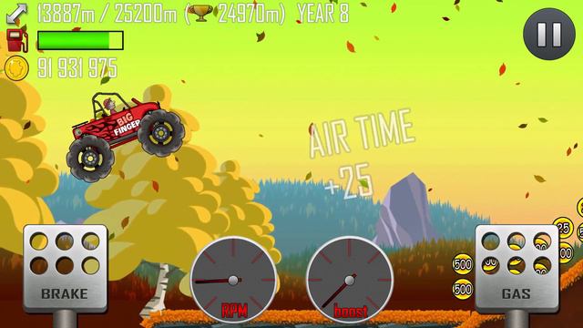 Hill Climb Racing \ Seasons \ 26010 meters on Big Finger смотреть онлайн