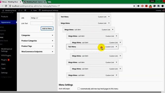 How to Manage Mega Menu in Wedding Wordpress Theme смотреть онлайн