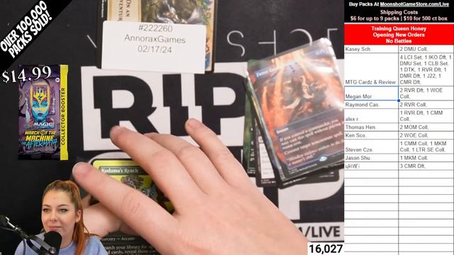 Chill Pack Opening Stream - Training Queen Honey - MTG Rip & Ship Pack Sales смотреть онлайн