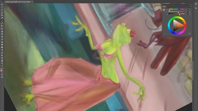 The Yellow King "speed Painting" смотреть онлайн