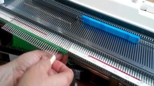 Платочная вязка на однофонтурной машине без гартербара и не только