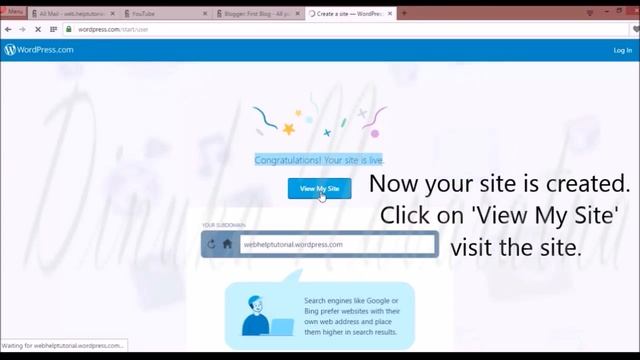 Creating a Website - WordPress смотреть онлайн