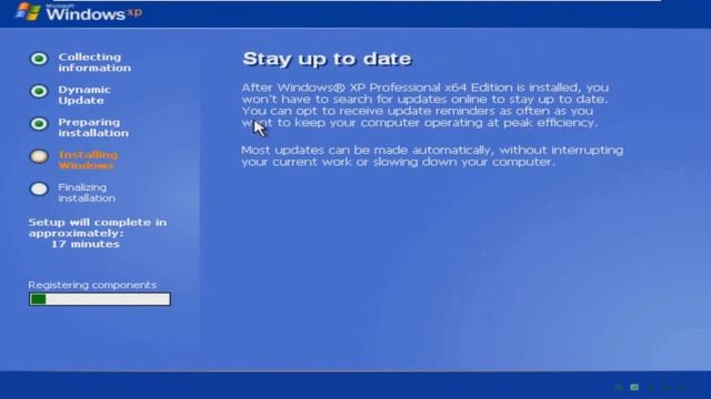 Установка Windows XP x64 Edition на VMware Workstation смотреть онлайн