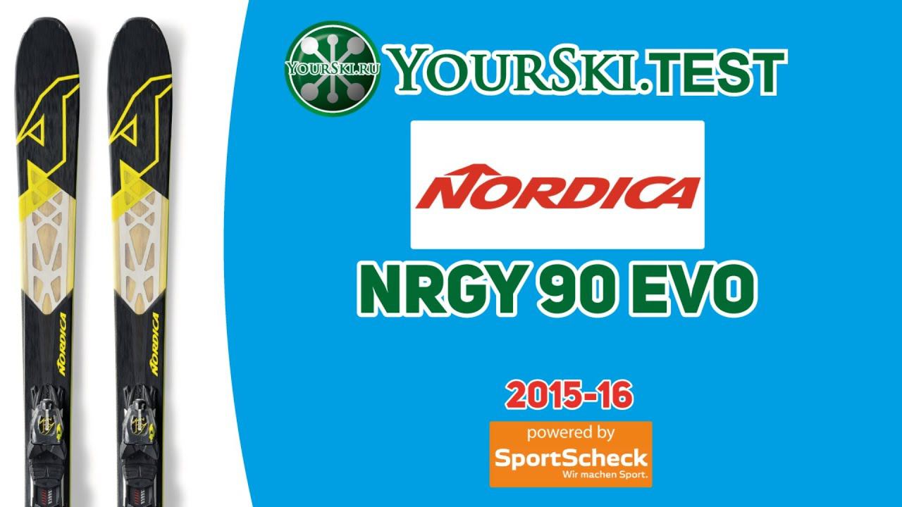 Тесты горных лыж Nordica NRGy 90 EVO (2015-16 год). смотреть онлайн