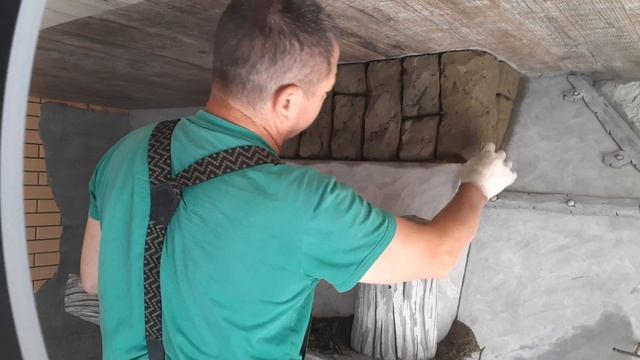 Отделка дымохода | Chimney finishing смотреть онлайн