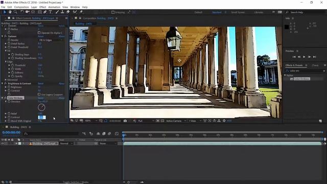 Turn Any Footage Into Cartoon And Sketch Look Quickly In After Effects смотреть онлайн