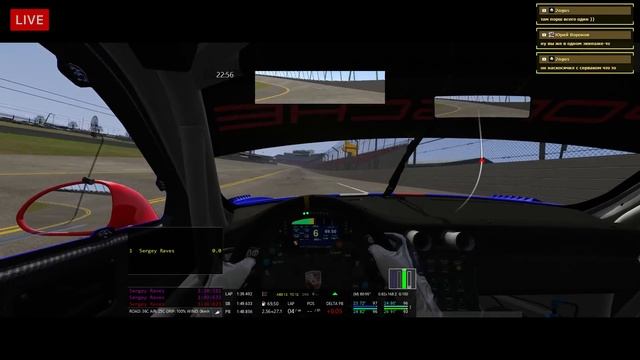 Test Daytona @ Porsche 911 GT3 R 2016 - LIVE ONBOARD смотреть онлайн