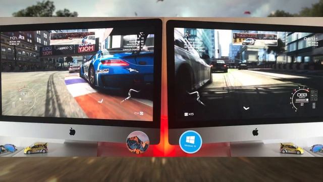 GRID AUTOSPORT BENCHMARK MAC OSX VS WIN 10 on iMac 2017 смотреть онлайн