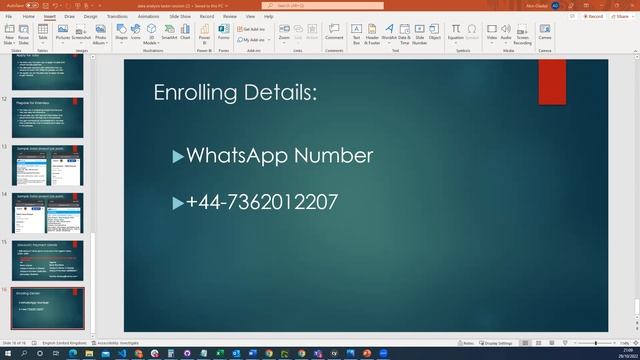 Data Analysis Taster Session Oct 2022 смотреть онлайн