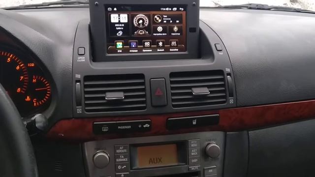 Android display Avensis 2 . Видеообзор андройд навигации смотреть онлайн