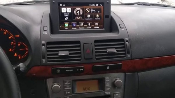 Android display Avensis 2 . Видеообзор андройд навигации