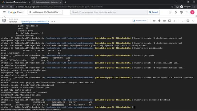 Managing Deployments Using Kubernetes Engine || #qwiklabs || #GSP053 || Solution смотреть онлайн