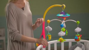 Музыкальный мобиль на кроватку Самолетики на батарейках