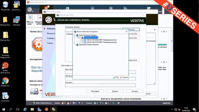 Installation de l'agent Backup Exec sur les serveurs -Veritas Backup Exec смотреть онлайн
