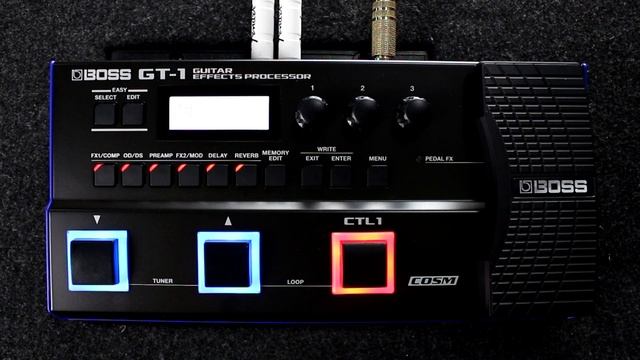 Гитарный процессор Boss GT1 - Все заводские пресеты - All Factory presets смотреть онлайн