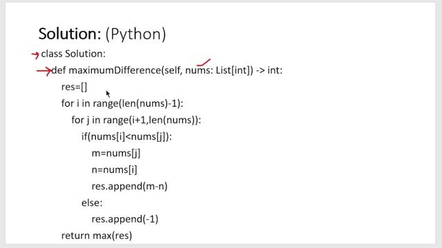CODING GENIE - MAXIMUM DIFFERENCE BETWEEN INCREASING ELEMENTS - PYTHON - LEETCODE смотреть онлайн