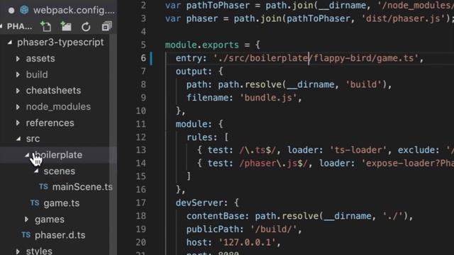Phaser 3 + typescript - Template config (Part 2) смотреть онлайн