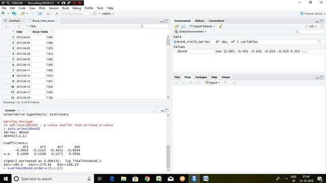 9.2: ARIMA using RStudio смотреть онлайн